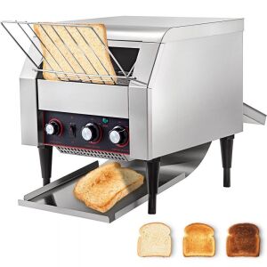 VEVOR 300 Slices/Hour Commercial Conveyor Toaster, 2200W 