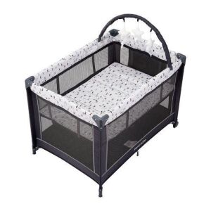 Pamo Babe Gray Convertible Portable Play Yard 