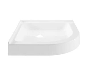 Swiss Madison Voltaire 32 in. x 32 in. Single Threshold, Center Drain Shower Base in White