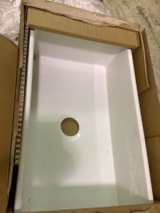 30" Reinhard Fireclay Farmhouse sink white