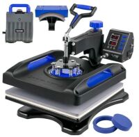 VEVOR&nbsp;5 in 1, Anti-Scald, Fast-Heating, Swing Away Digital Control Multifunction Heat Press for Sublimation 15 x 15