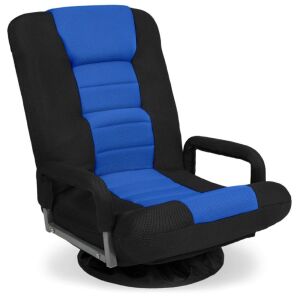 Gaming Floor Chair w/ 360-Degree Swivel, Armrest, Adjustable Backrest 