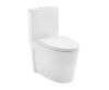 Swiss Madison St. Tropez 1-Piece 1.1/1.6 GPF Dual Flush Elongated Toilet in Glossy White, Seat Included