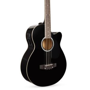 Acoustic Electric Bass Guitar w/ Equalizer, Truss Rod 