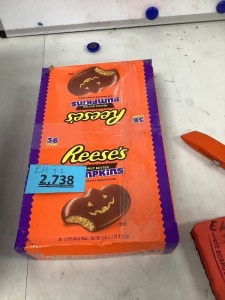 Box Of Reeses Peanut Butter Pumpkins 36 Count 