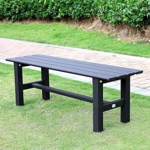 TECSPACE Aluminum Indoor/Outdoor Patio Bench 47.2 x 14.2X 15.7 inches