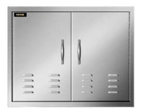 VEVOR 30 in. W x 21 in. H Double Stainless Steel Access Doors with Vents