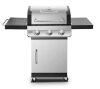 Dyna-Glo Premier 3-Burner Propane Gas Grill in Stainless Steel with Folding Side Tables