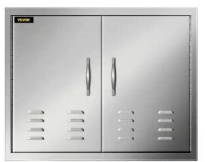 VEVOR 30 in. W x 21 in. H Double Stainless Steel Access Doors with Vents