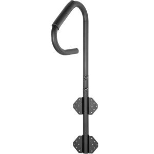 VEVOR 48" Stationary Heavy Iron Under Mount Handrail with Sponge Rubber Grip, 600lb Capacity 