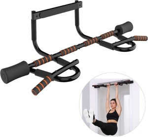 KOMSURF Pull Up Bar for Doorway, Pullup Bar for Home, Multifunctional Chin Up Bar, Portable Fitness Door Bar, Body Workout Gym System Trainer