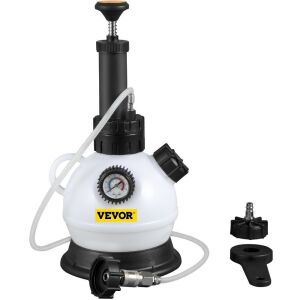 VEVOR 2L Brake Fluid Pressure Bleeder with Pressure Gauge and Relief Valve