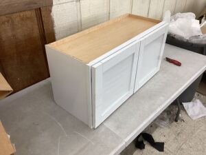 White Cabinet - Damaged 