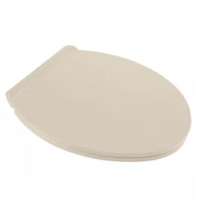 American Standard Contemporary Slow-Close Round Closed Front Toilet Seat with TriVantage in Bone