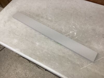 Hampton Bay 3 in. x 30 in. x 0.75 in. Wall Cabinet Filler in Sterling Gray - Chipped On One End 