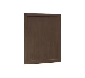 Hampton Bay Shaker 23 in. W x 29.37 in. H Base Cabinet Decorative End Panel in Brindle - Scratch on One Edge