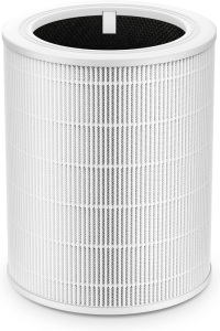 Core 600S Replacement Filter Compatible with LEVOIT Core 600S Air Purifier, 3-in-1 H13 True HEPA Filter, High-Efficiency Activated Carbon, Compared to Part #Core 600S-RF, 1 Pack, White 7.3"L x 6.5"W x 6.5"Th