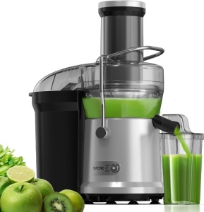 SiFENE Juicer, Rapid Juice Extractor Machine, 1000W Powerful Motor, Big 3.2'' Feed Chute for Whole Fruit & Veg Juicing, Easy to Clean