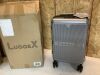 LuggeX Expandable Hard Shell Carry On with Spinner Wheels, 22" x 14" x 9" 