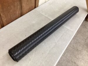 Black Rubber Diamond Plate Mat 4' Wide