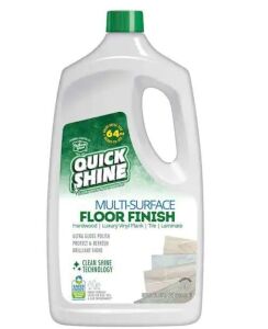 Lot of (2) Quick Shine 64 oz. Floor Polish Finish 