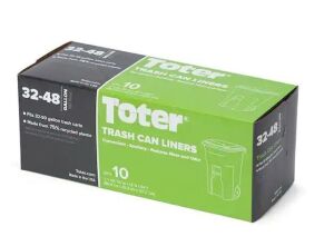 Toter 48 Gal. Trash Can Liners, 10-Count