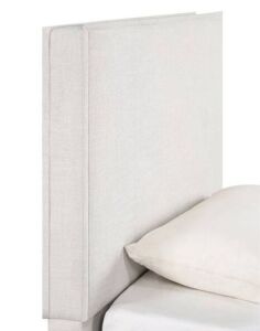 Izzy Sand Fabric Upholstered Twin Headboard