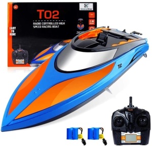 GizmoVine RC Boat High Speed (20MPH+) Remote Control Boats for Pools and Lakes w