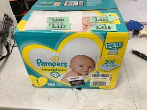 Pampers Swaddlers 198 Diapers