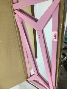 Pink Floor Stand Mirror