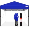 One-Person Setup Instant Pop Up Canopy w/ Wheeled Bag - 10x10ft