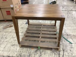 West Elm Dining Table - Damaged Legs, No Leaf 