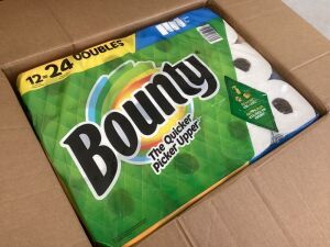 Bounty Select-A-Size White Paper Towel Roll, 12 Double Rolls