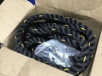 KINGSO Battle Rope 1.5" Heavy Exercise Training Rope 30' - Appears New