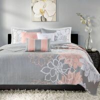 Madison Park 6pc Jane Coverlet Set, King&nbsp;