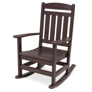 All-Weather Indoor Outdoor Porch Rocking Chair w/ 300lb Weight Capacity 