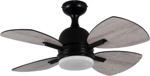 Homeybuff Ceiling Fan with Lights Remote Control, 33-Inch, Brushed Nickel(4 Blades), Dimmable LED Ligh