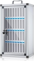 Amylove Cell Phone Locker Cabinet Aluminum Alloy Pocket Chart Storage Locker Box Cabinet Wall-Mounted Cell Phones Storage Cabinet Cell Phones Locker Box with Handle for Office Classroom Gym (36 Slots)&nbsp;22.04"D x 12.99"W x 9.44"H