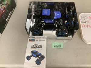 Power Your Fun Blue Jive RC Cars Monster Drift Truck for Boys and Girls