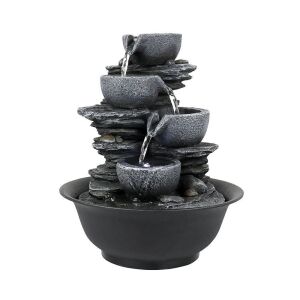 Indoor Tabletop 4-tier Water Fountain