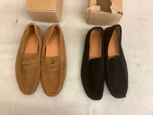 Lot of (2) Men's Suade Penny Loafers