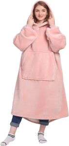 Wearable Blanket Sweatshirt, Pink