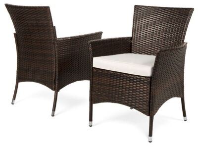 Wicker Patio Dining Chairs, Set of 4 - No Hardware 