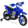 6V Kids Electric Ride-On Motorcycle Toy w/ Training Wheels, Lights, Music