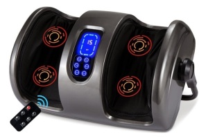 Reflexology Shiatsu Foot Massager w/ High-Intensity Rollers, Remote Control $199.99