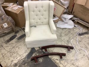 Tufted Rocking Chair 