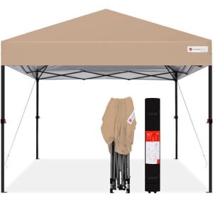 One-Person Setup Instant Pop Up Canopy w/ Wheeled Bag - 10x10ft 