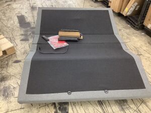 Queen Adjustable Bed Base with Massage, Remote, USB Ports 