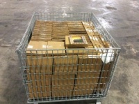 Lot of Approx (200) Opalhouse 5" x 7" Wooden Carved Dot Pattern Photo Frames, Basket NOT Included&nbsp;