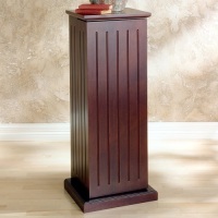 SEI&nbsp;Media Storage Pedestal, Cherry. Appears New